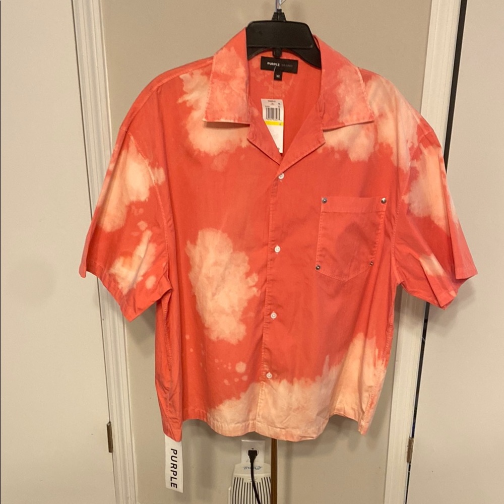 Purple Poplin Medium Shirt